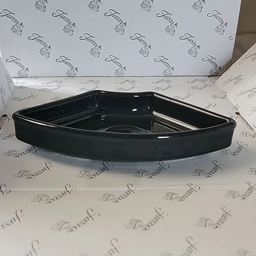 Fiestaware Fiesta OMNI SERVING TRAY Bowl Dish Ceramic Container Black